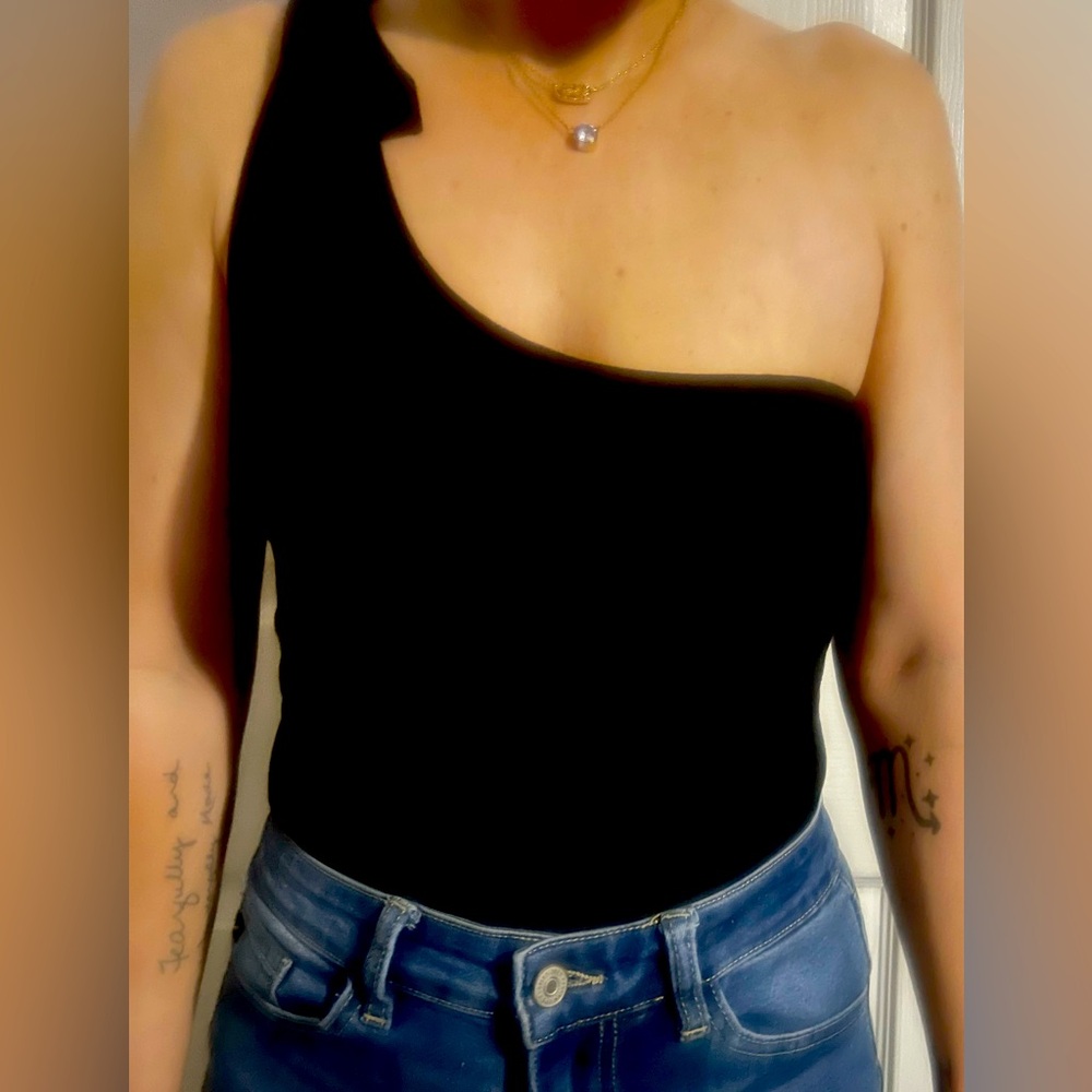 Glam One Shoulder Bodysuit